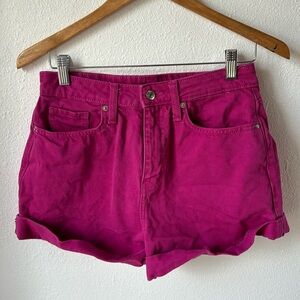 Wild Fable High Rise Fushia Jean Shorts